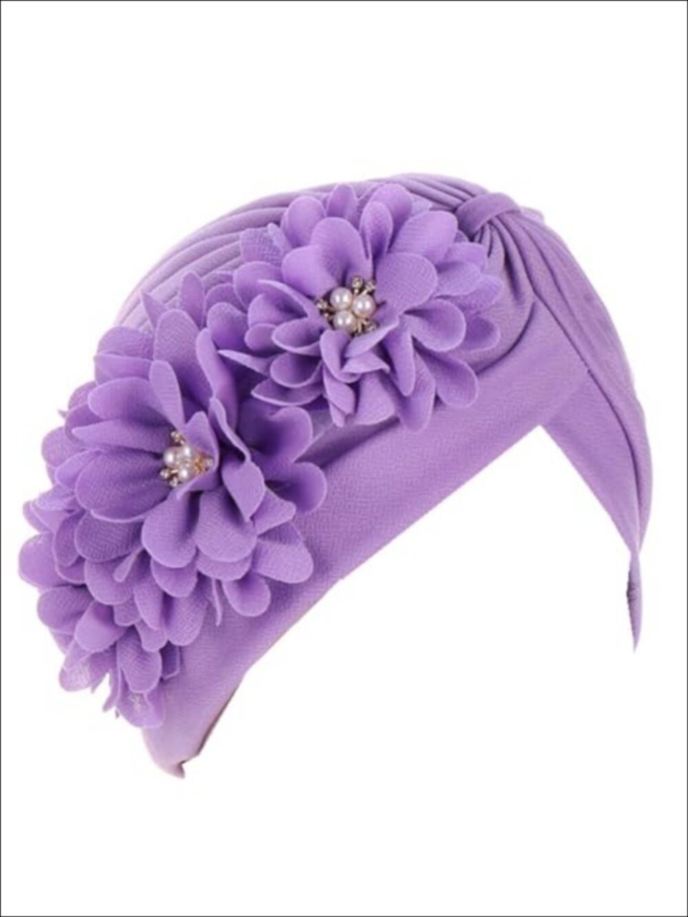 Pre-Tied Turban Beanie Soft Chemo Cap for Women Cancer Hair Loss
